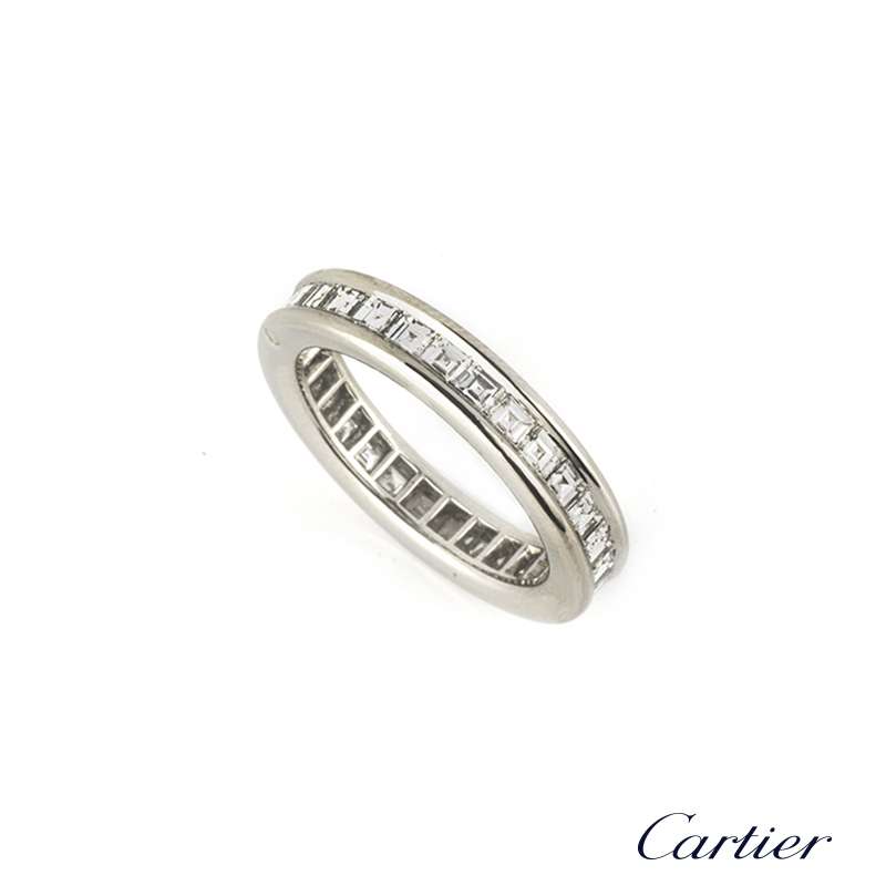 cartier diamond eternity band